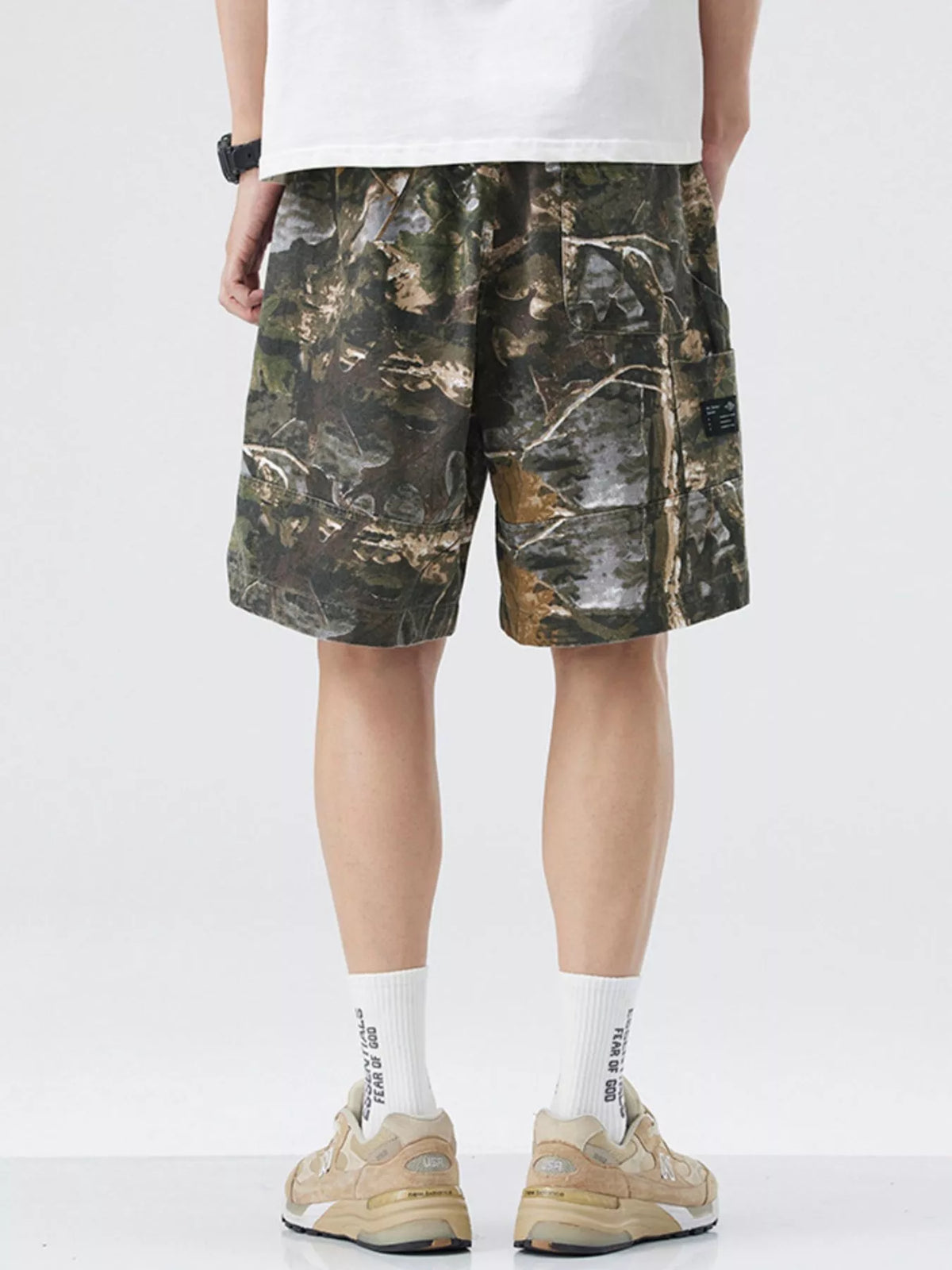 Men's Plus Size Loose Fit Shorts, view 3