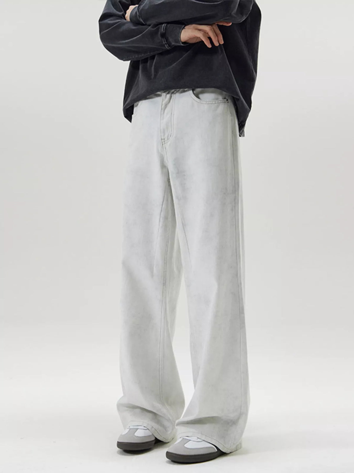 Men's Full Size Wide Leg Pants Plus Size - Lilixa.store