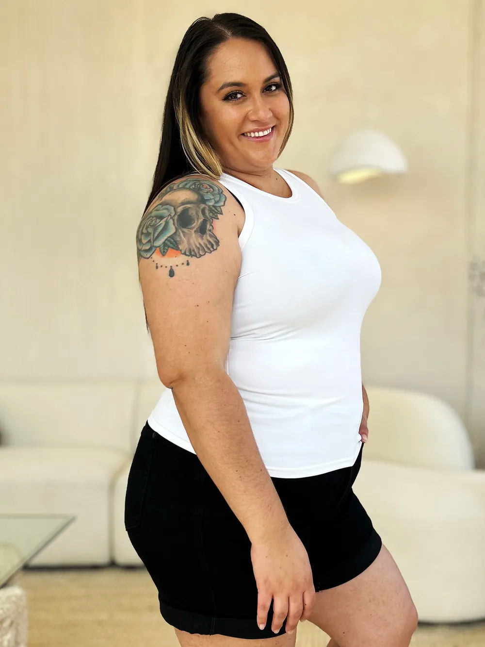 Basic Bae Full Size Round Neck Slim Tank - Lilixa.store