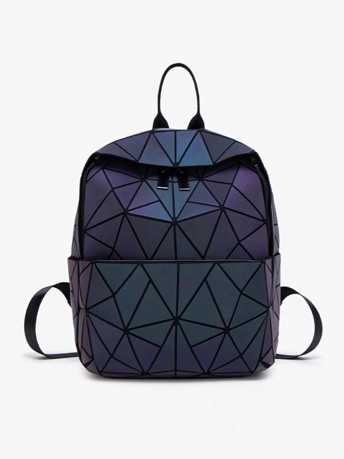 Geometric Backpack Bag in Mauve, view 5