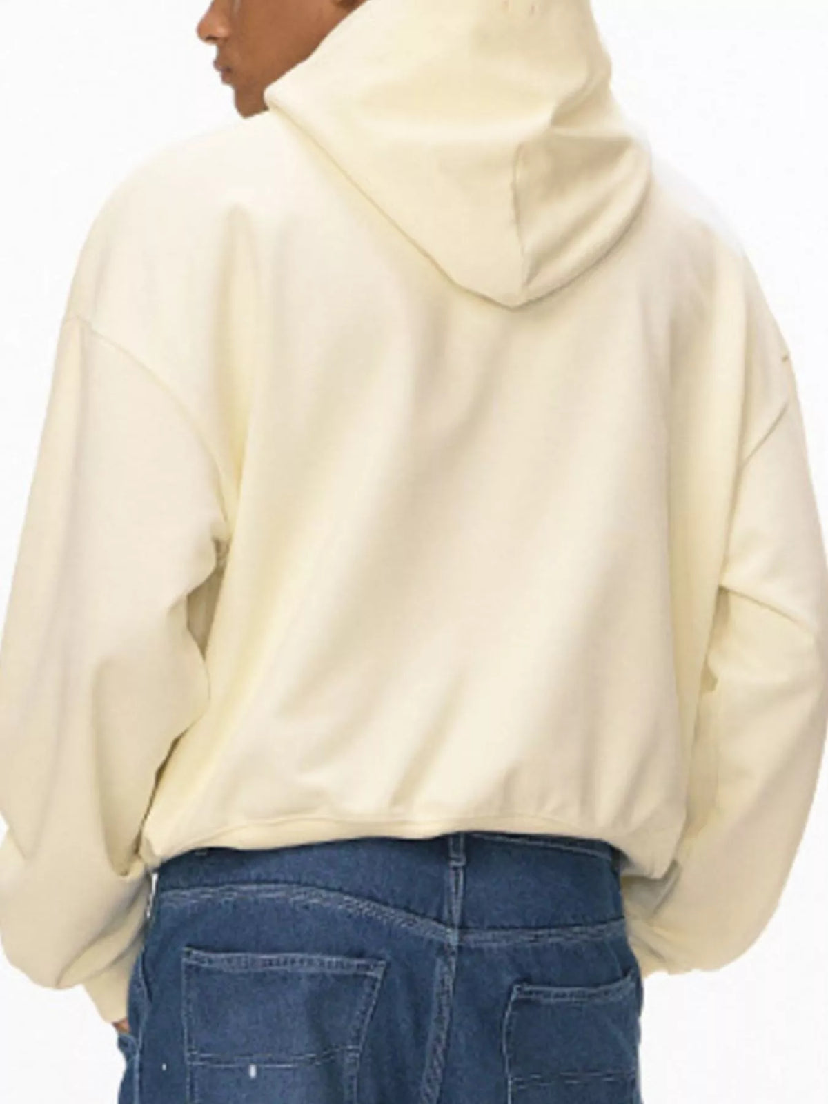 Men's Kangaroo Pocket Dropped Shoulder Hoodie - Lilixa.store