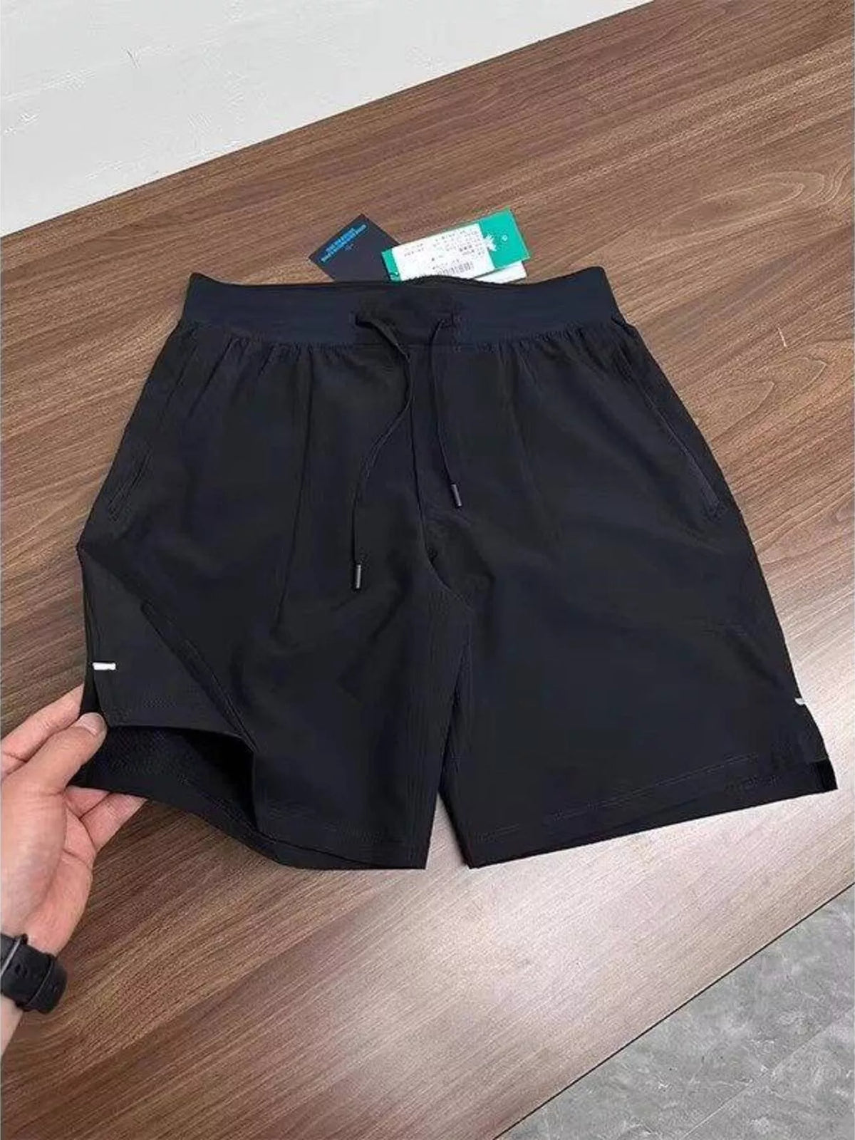 Men's Plus Size Lightweight Athletic Shorts with Drawstring Waist - Lilixa.store