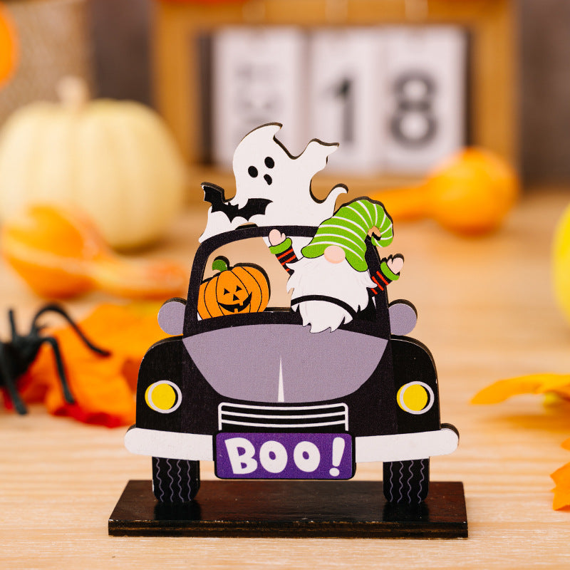 3-Piece Halloween Element Car-Shape Ornaments - Lilixa.store