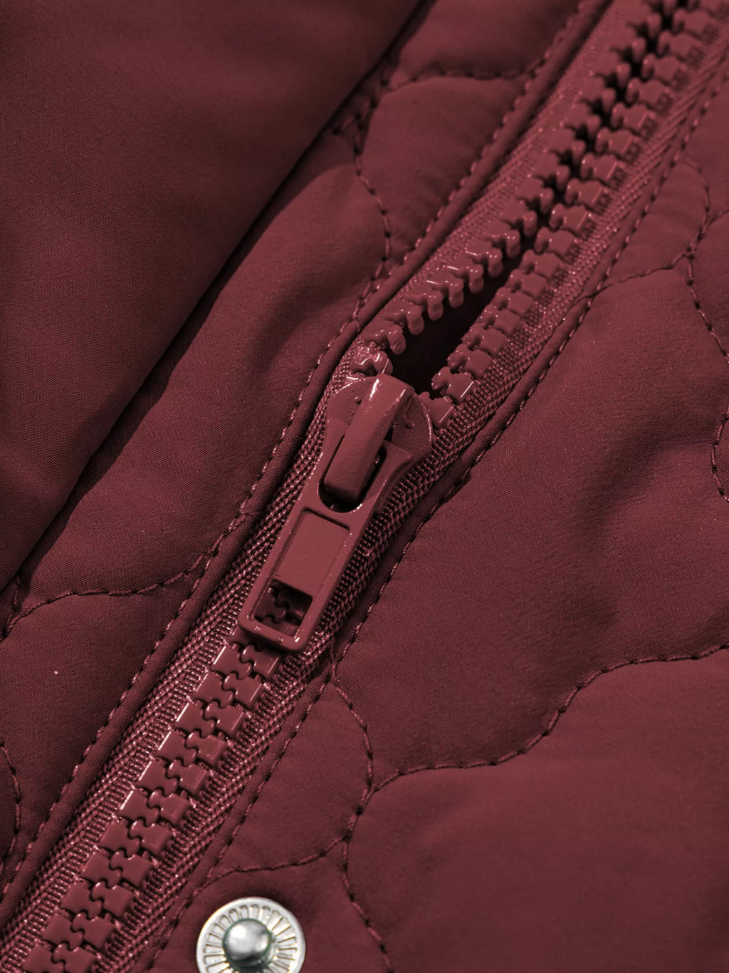 Quilted Snap Down Zip Up Vest Coat - Lilixa.store