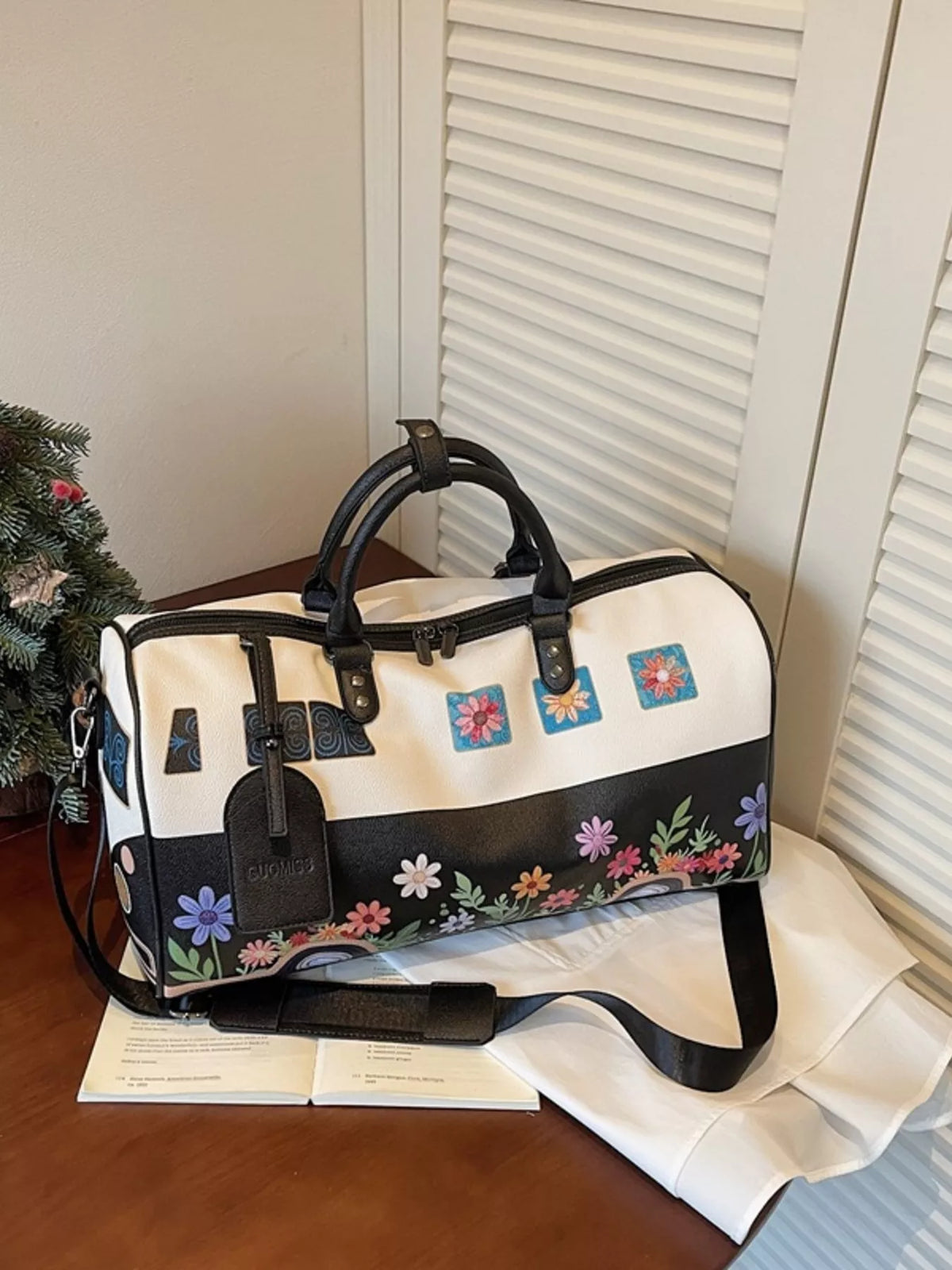 Floral Print Duffel Bag - Lilixa.store