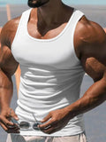 Men's Plus Size Wide Strap Tank - Lilixa.store