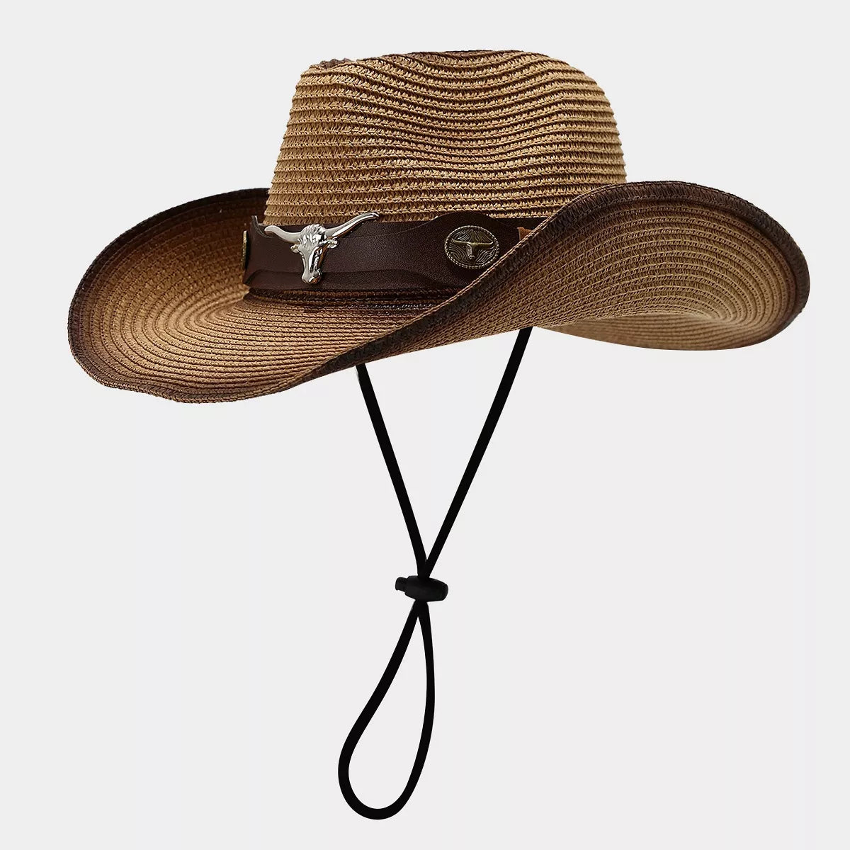 Bull Skull Straw Cowboy Hat – image 1 | Lilixa Spooky Season