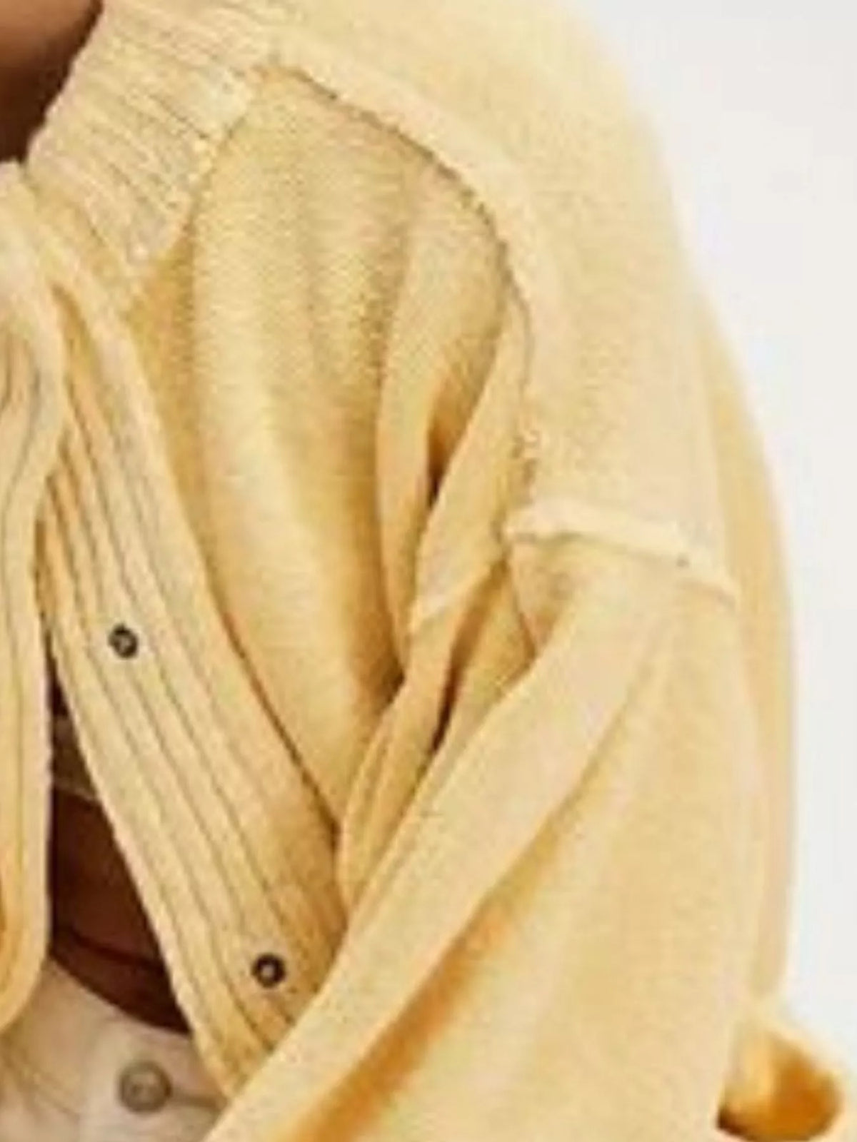 Snap Down Dropped Shoulder Cardigan - Lilixa.store