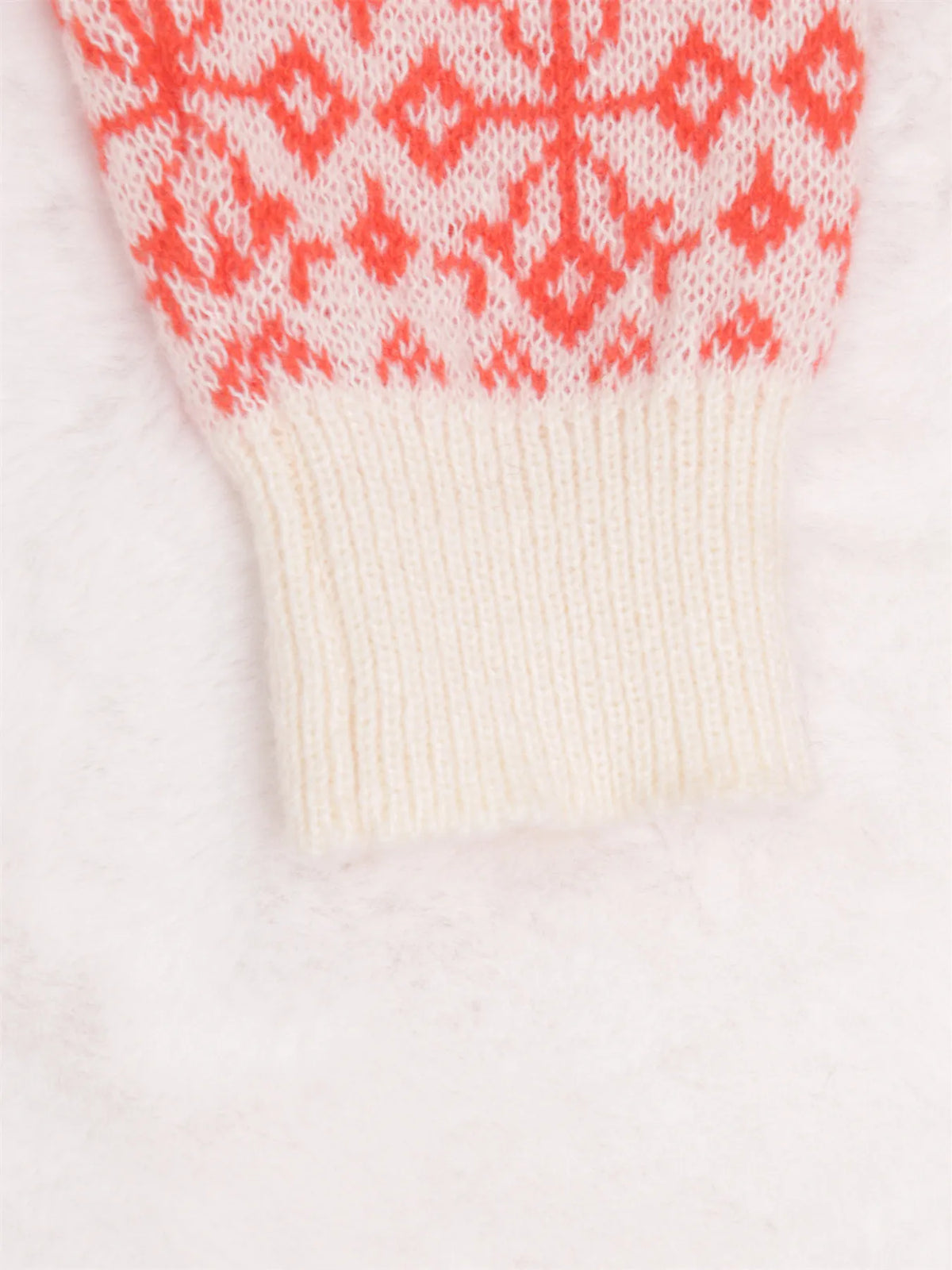 Contrast Ribbed hem Long Sleeve Sweater - Lilixa.store