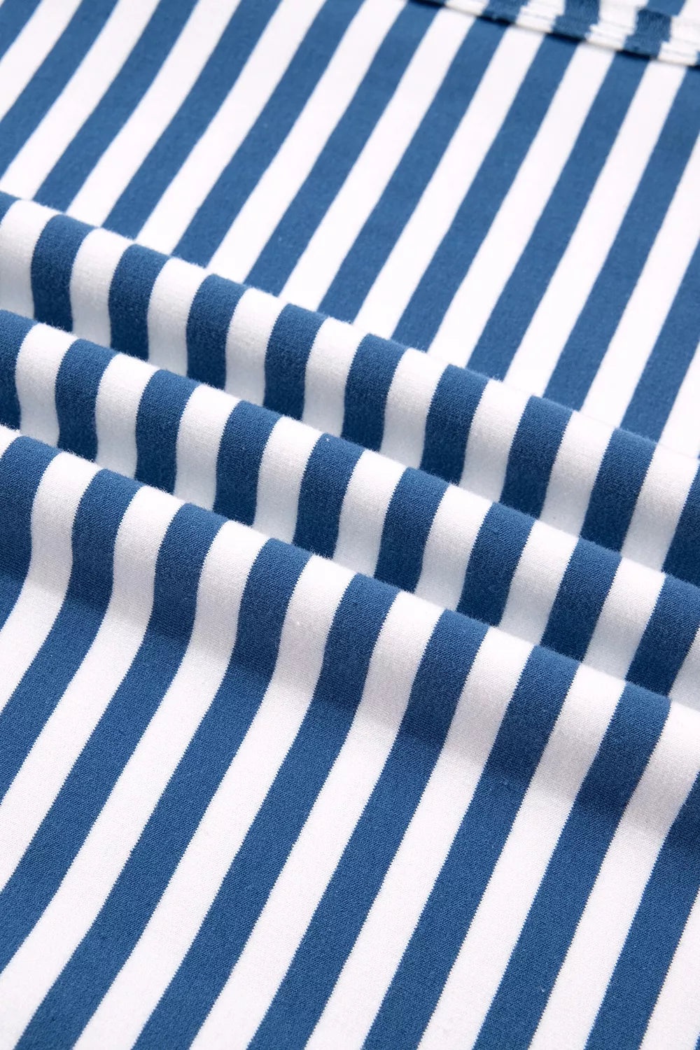 Stripe Color Block Trim Raw Seam Split Hem Loose Sweatshirt - Lilixa.store