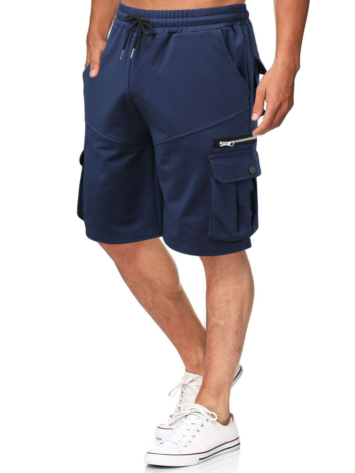 Men's Full Size Drawstring Cargo Shorts Plus Size