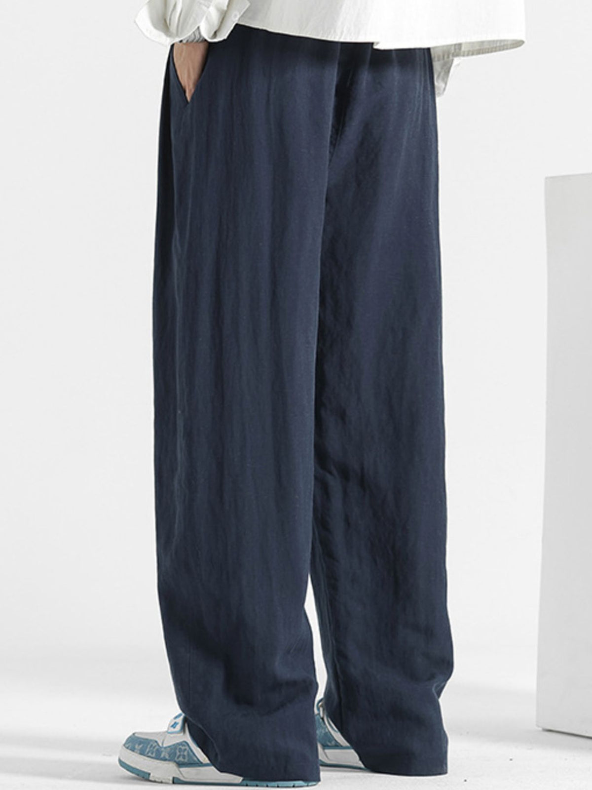 Men's Plus Size Casual Loose Fit Pants, view 2