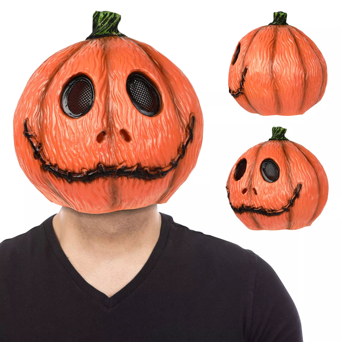 Halloween Pumpkin Head Decorative Mask - Lilixa.store