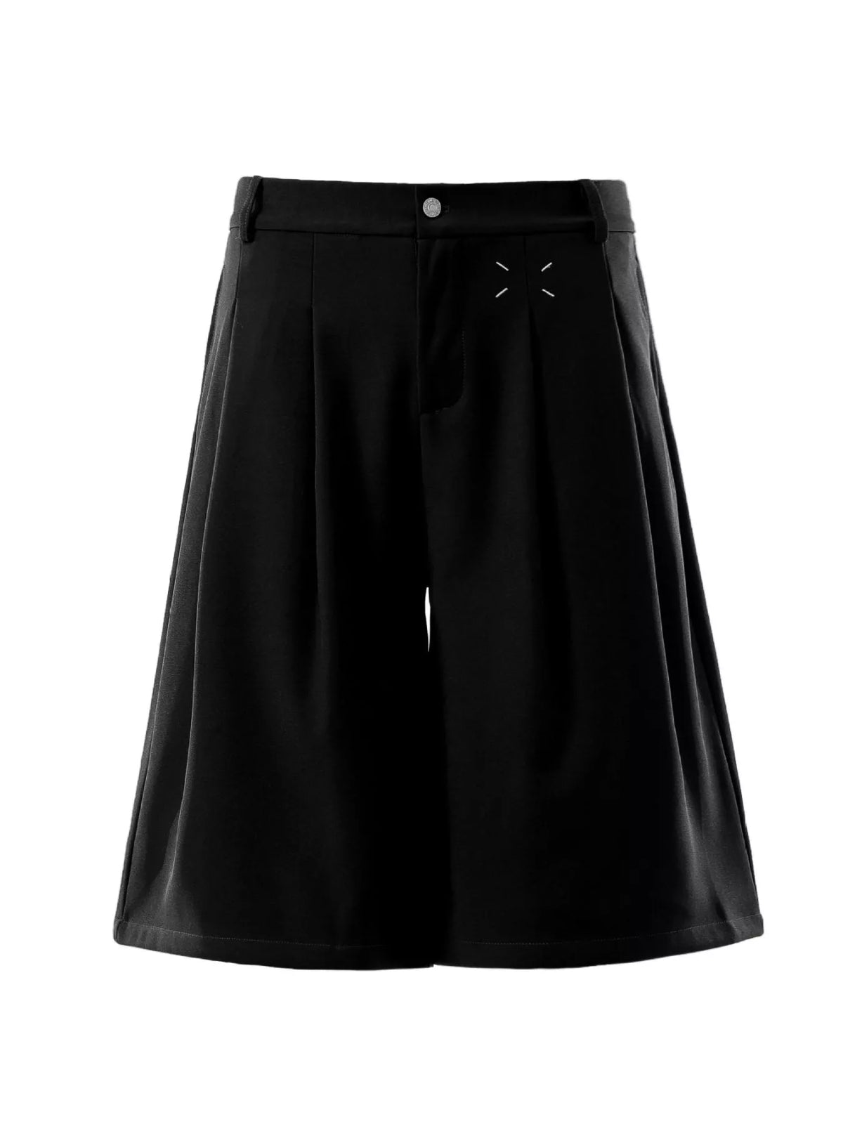 Men's Pleated Loose Fit Capris