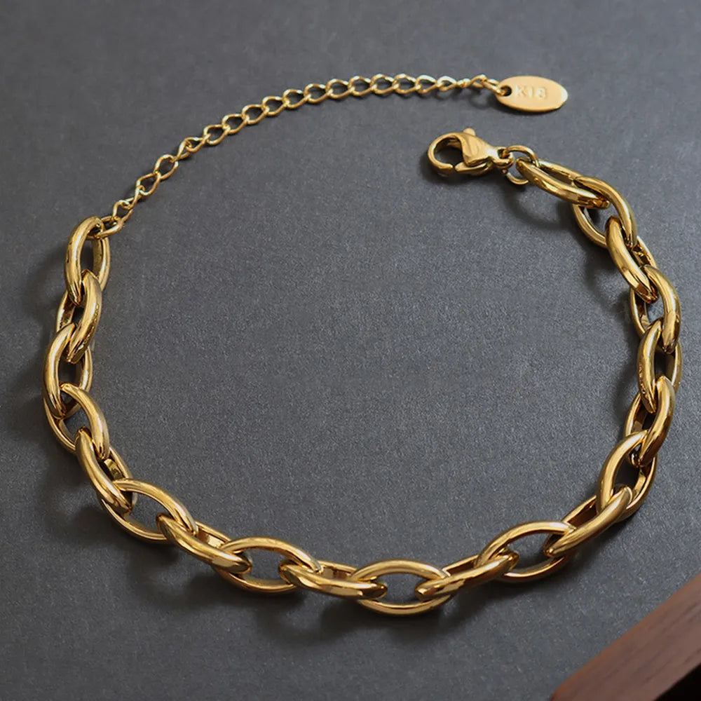 Edelstahlkettenarmband