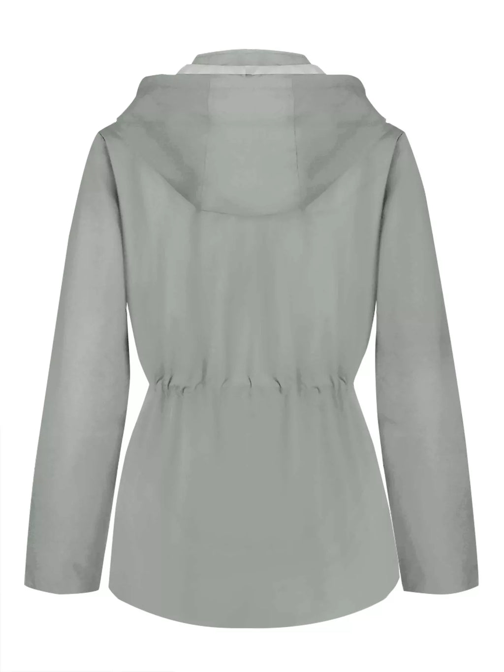 Zip Up Waterproof Hooded Outerwear - Lilixa.store