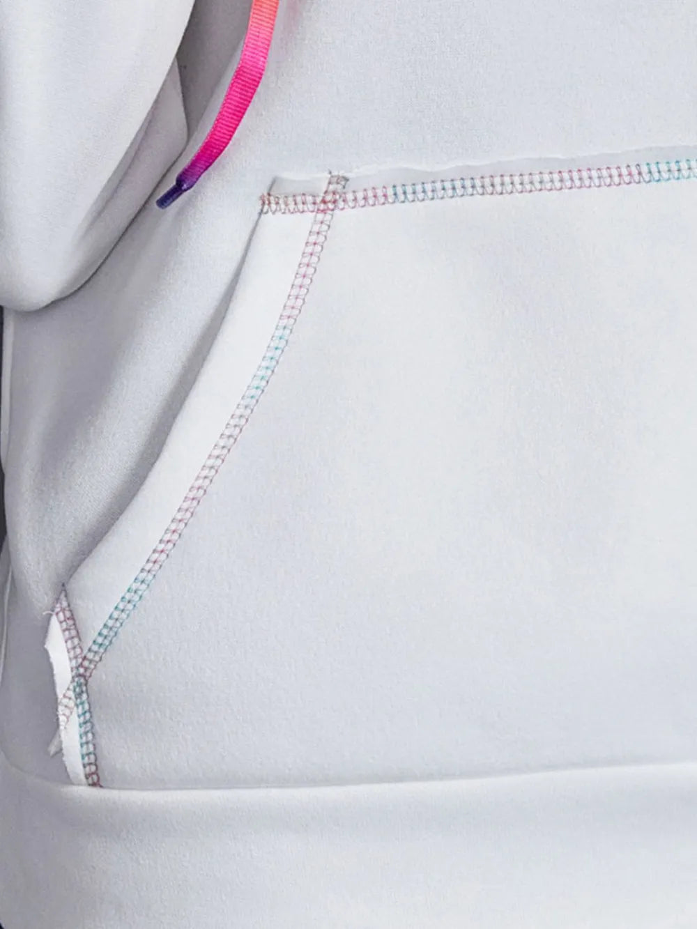 Ivy Lane Contrast Stitching Drawstring Raglan Sleeve Hoodie - Lilixa.store