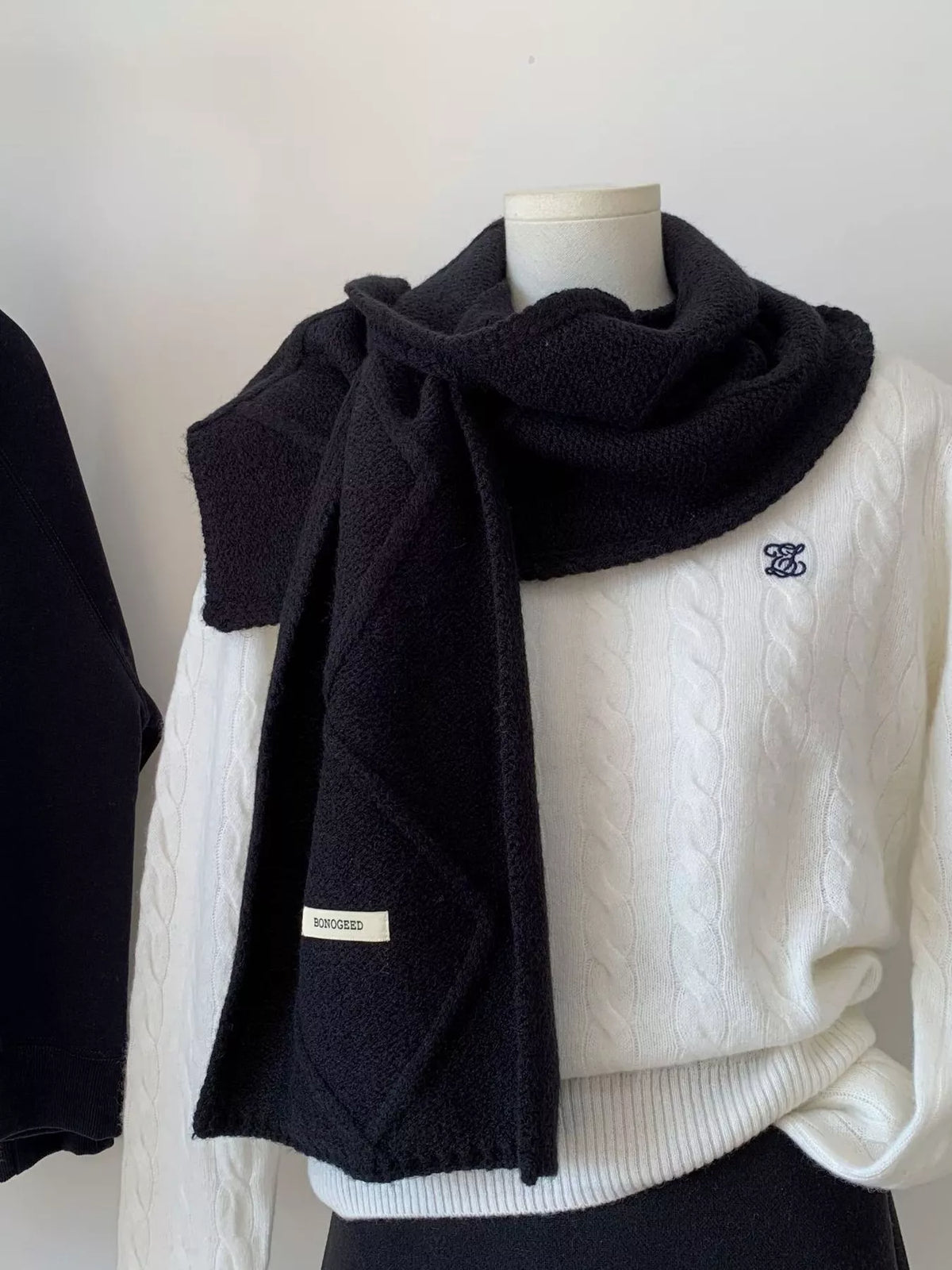 Solid Color Knitted Winter Scarf - Lilixa.store