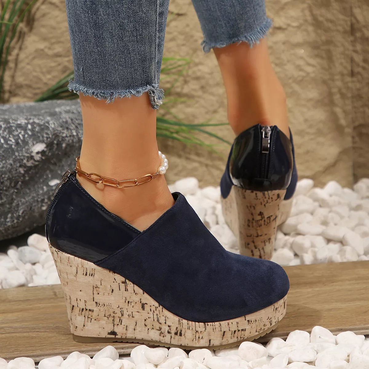 Round Toe Slip-Ons - Lilixa.store