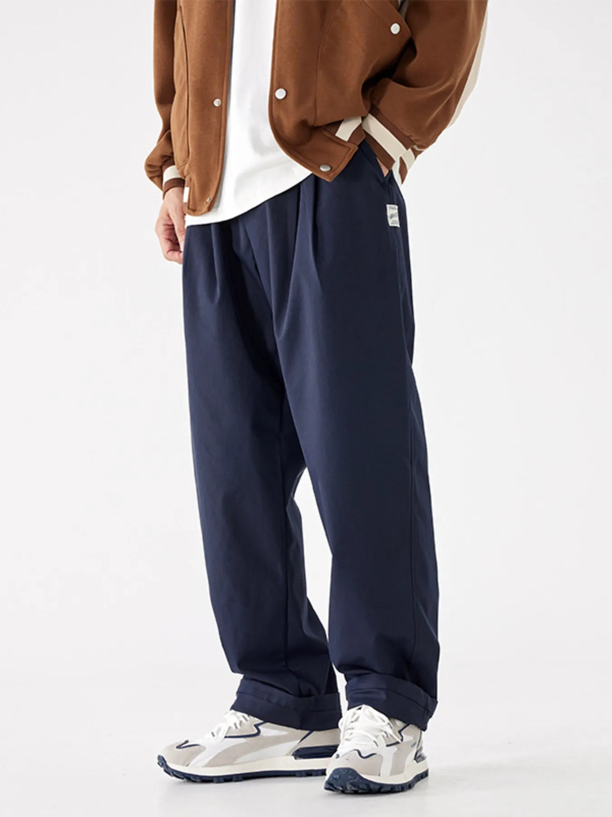 Men's Full Size Casual Relaxed Fit Sweatpants Plus Size in Royal Blue
