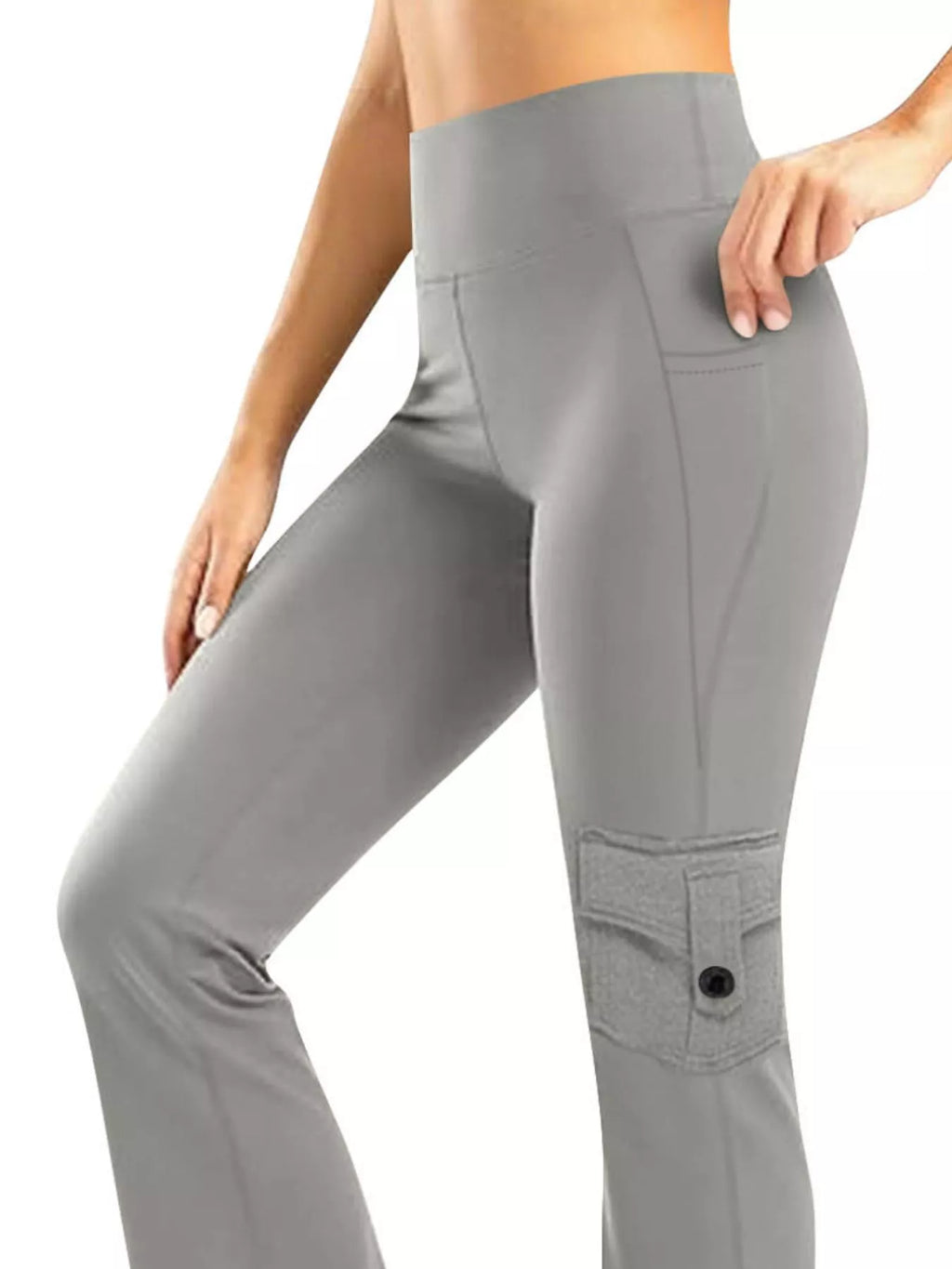 High-Waisted Yoga Pants with Pockets - Lilixa.store