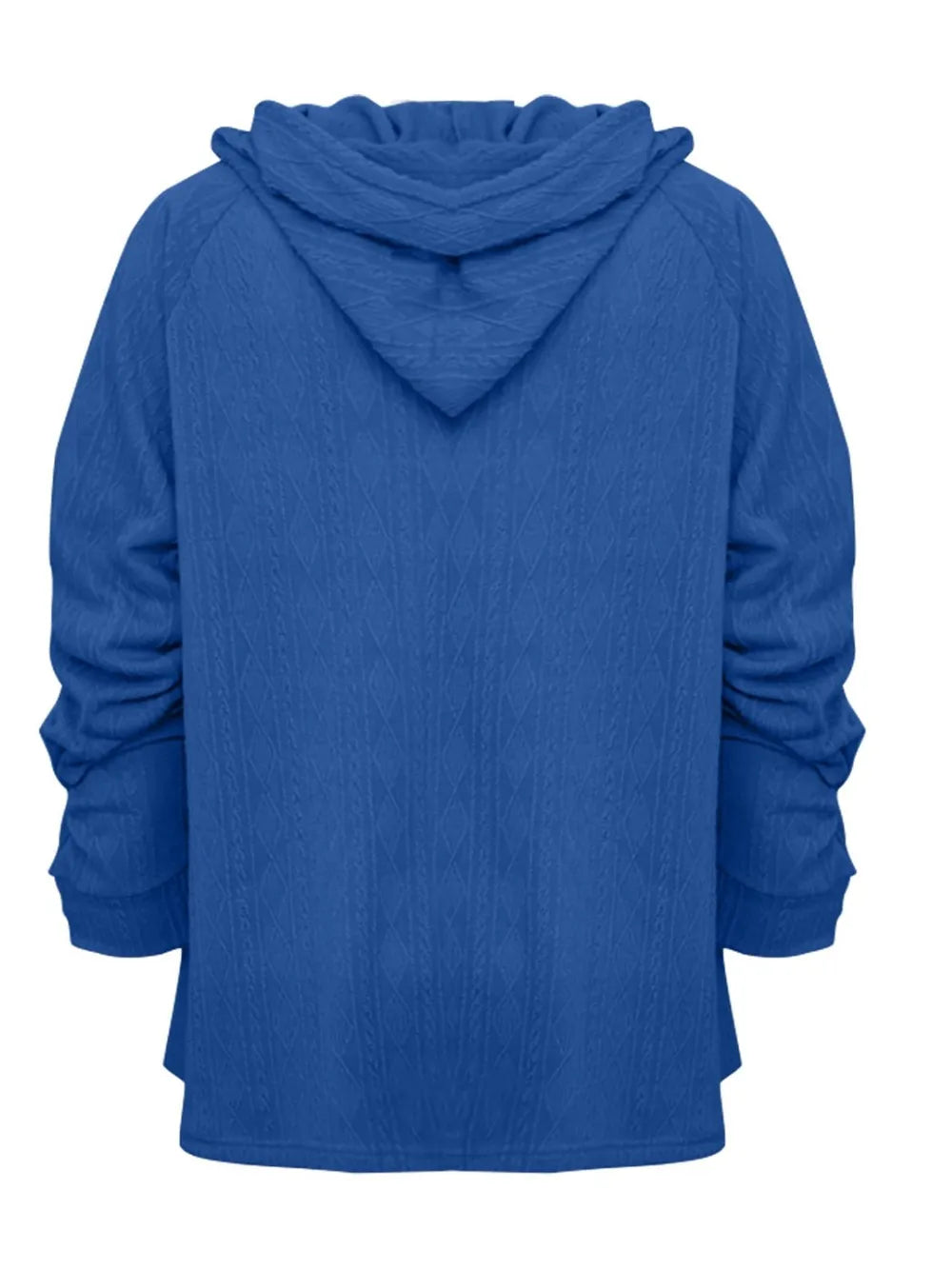 Full Size Drawstring Long Sleeve Hoodie - Lilixa.store