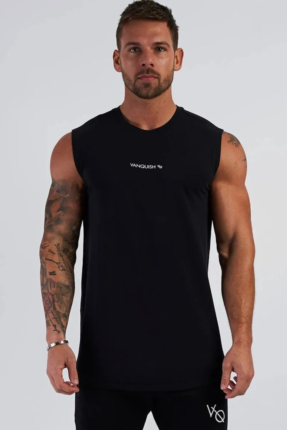 Men's Round Neck Tank, view 2