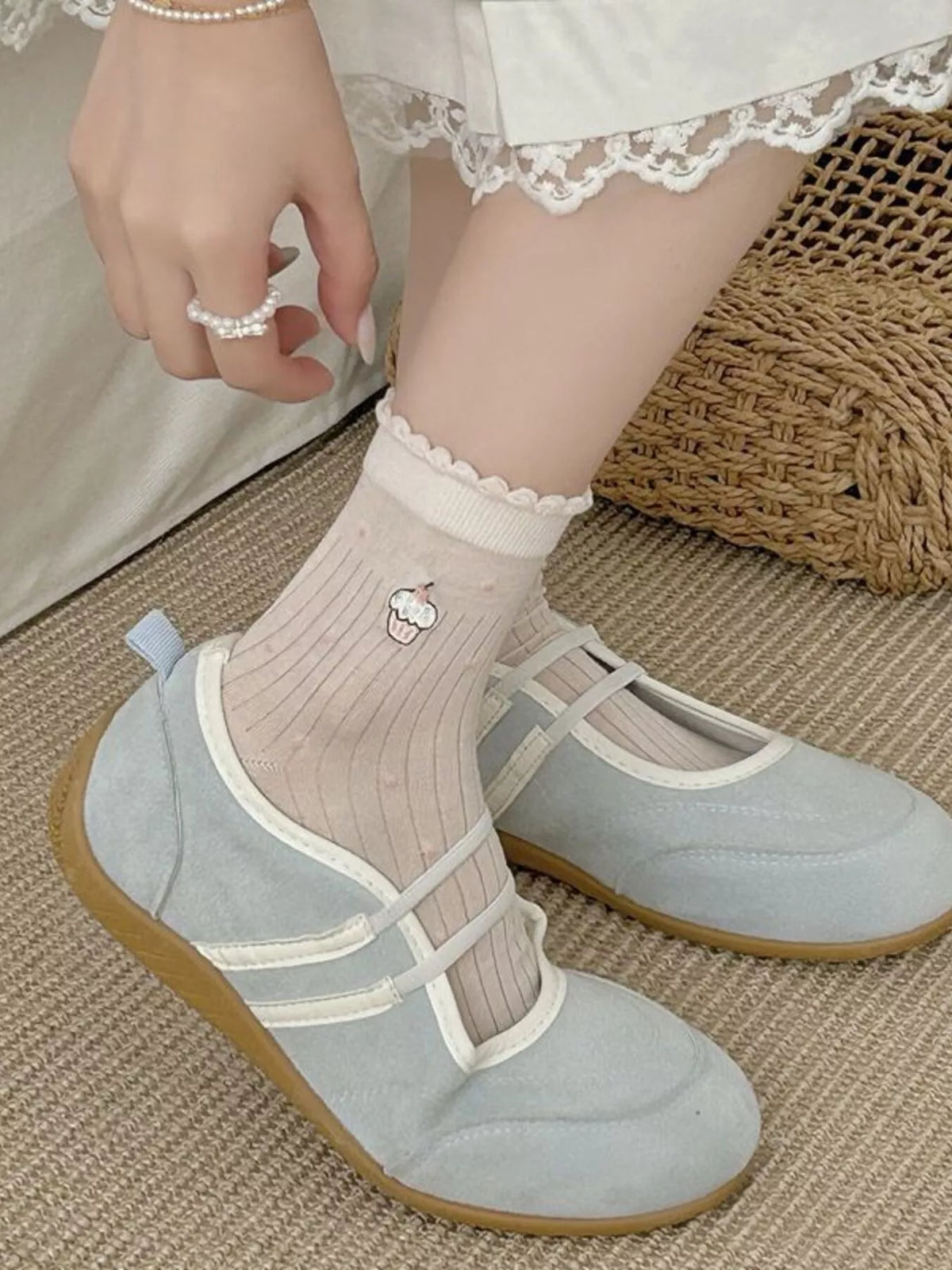 Breathable Knit Crew Socks - Lilixa.store