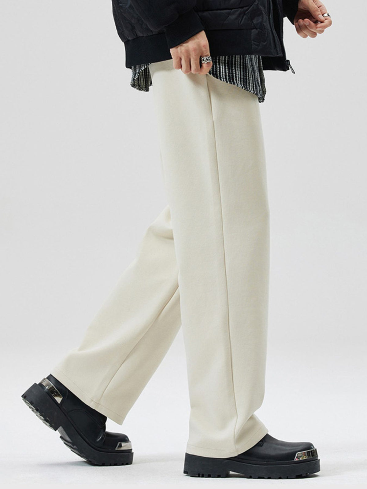 Men's Full Size Casual Loose-Fit Pants Plus Size, view 4