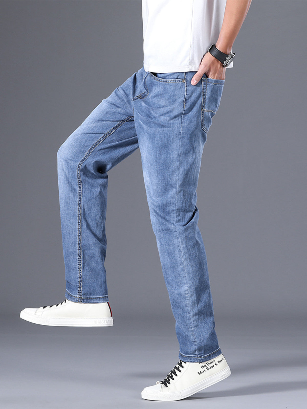 Men's High-Stretch Slim Fit Jeans