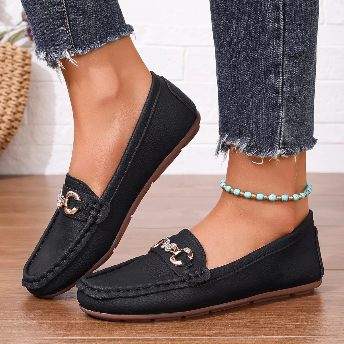 Round Toe Slip-Ons - Lilixa.store