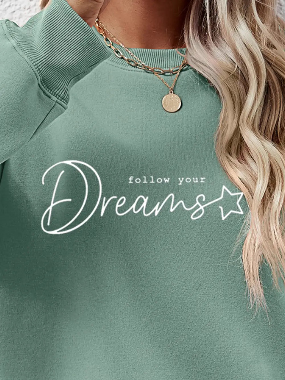 FOLLOW YOUR DREAMS Graphic Sweatshirt, view 11