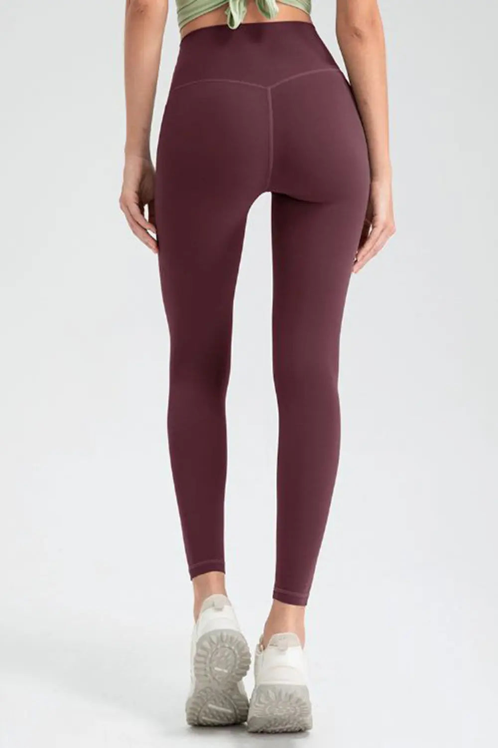 Wide Waistband High Waist Sport Leggings - Lilixa.store