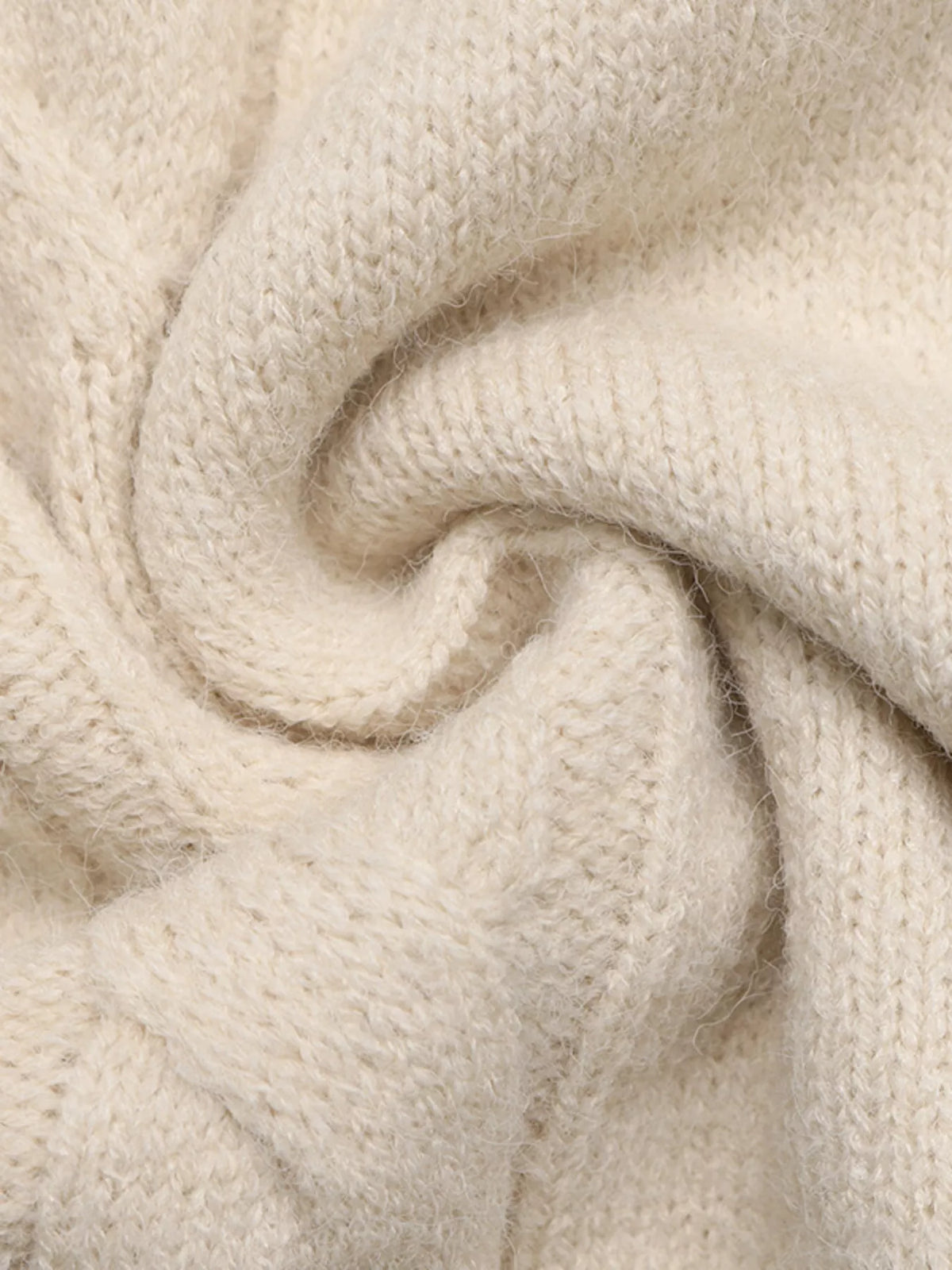 Cable Knit Raglan Sleeve Sweater Dress in Khaki, view 12