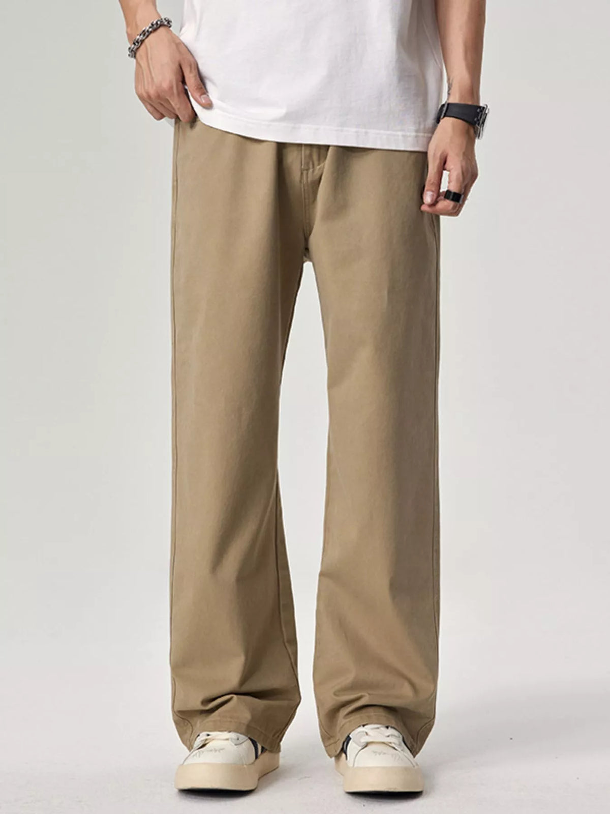 Men's Plus Size Wide Leg Pants, view 11