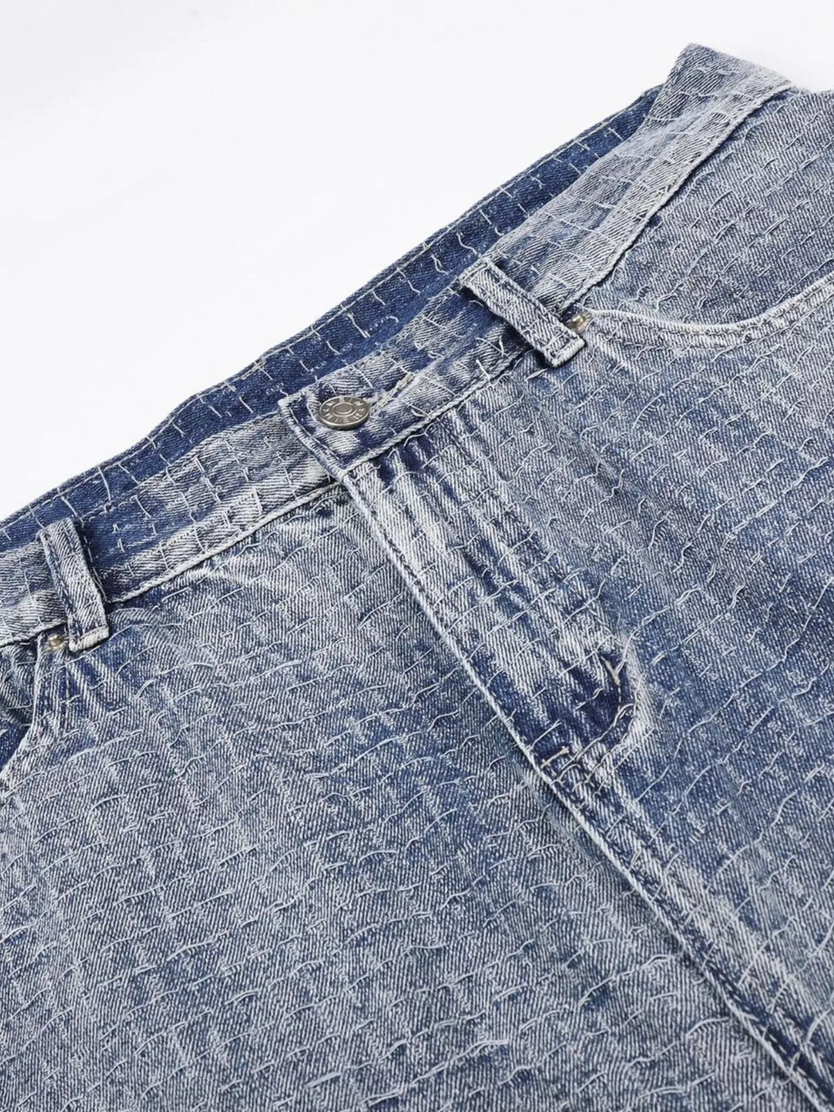 Men's Wide Leg Denim Capris - Lilixa.store