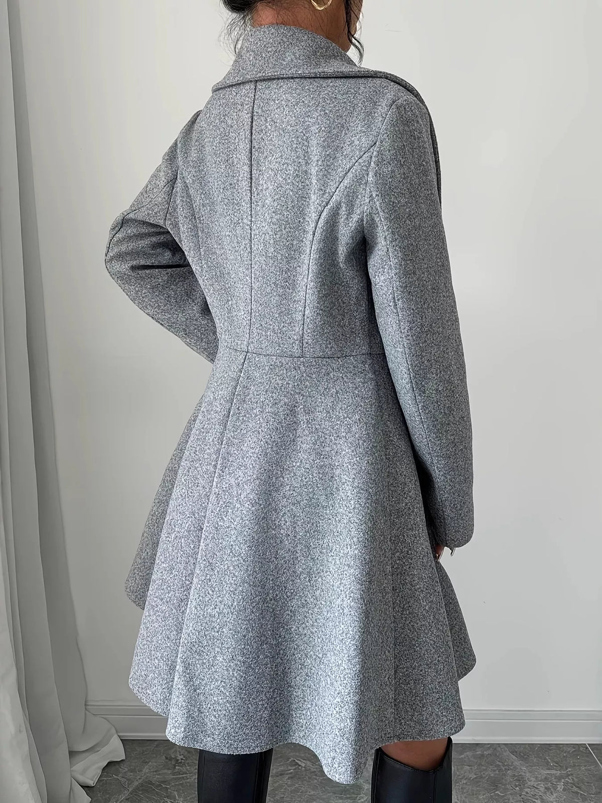 Double-Breasted Long Sleeve Outerwear - Lilixa.store