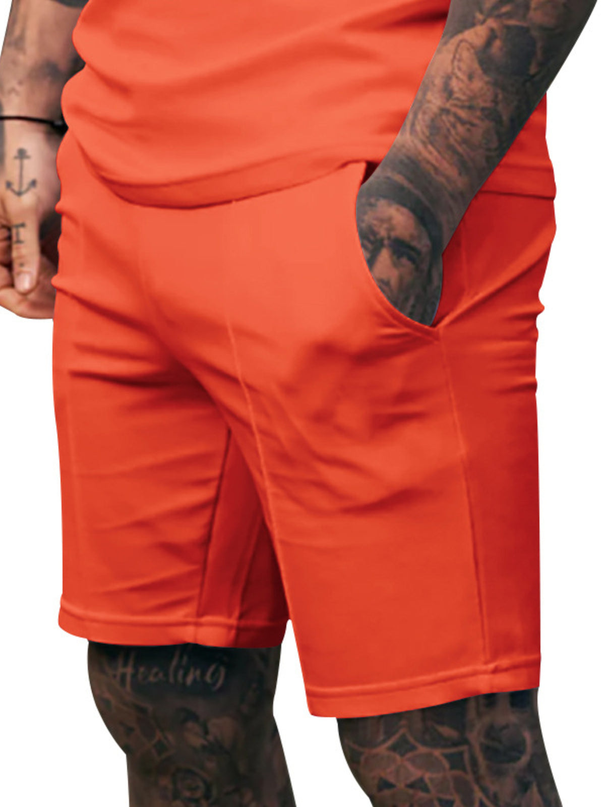 Men's Full Size Casual Drawstring Shorts Plus Size, view 8