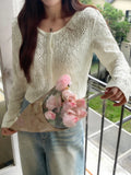 Lace Lightweight Button Up Cardigan - Lilixa.store