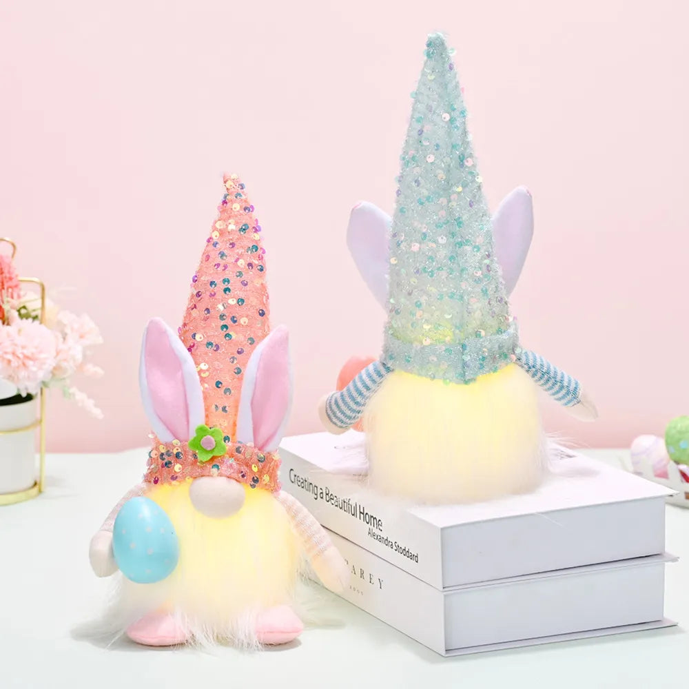 Easter Sequin Pointed Hat Faceless Gnome - Lilixa.store