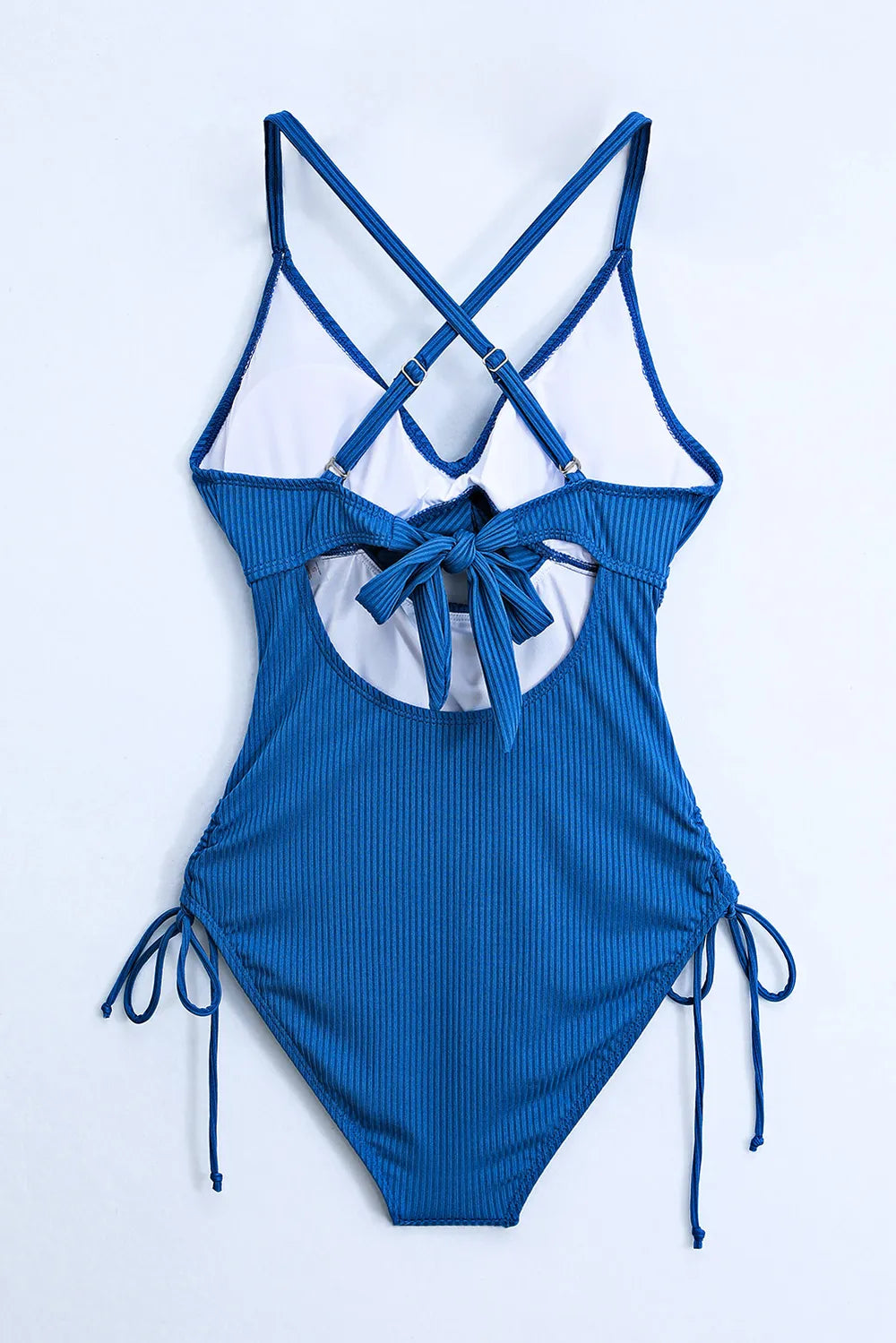 Cutout V-Neck Spaghetti Strap One-Piece Swimwear - Lilixa.store