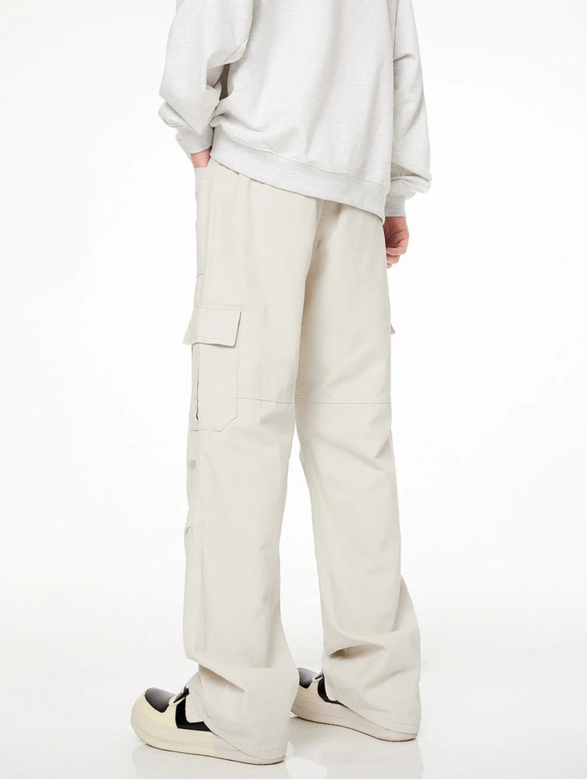 Men's Full Size Loose Fit Cargo Pants Plus Size, view 2