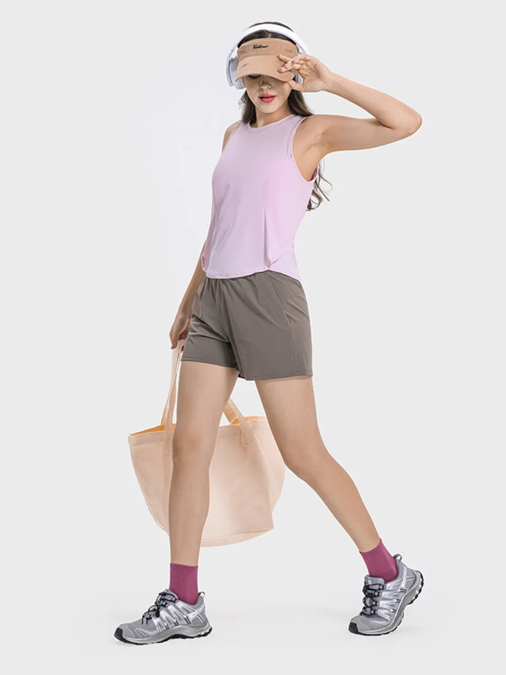 Millennia Round Neck Active Tank - Lilixa.store