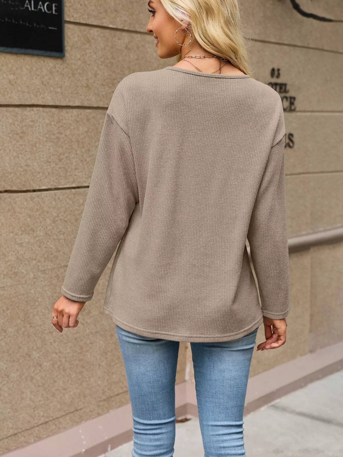 V-Neck Button-Down Cardigan - Lilixa.store