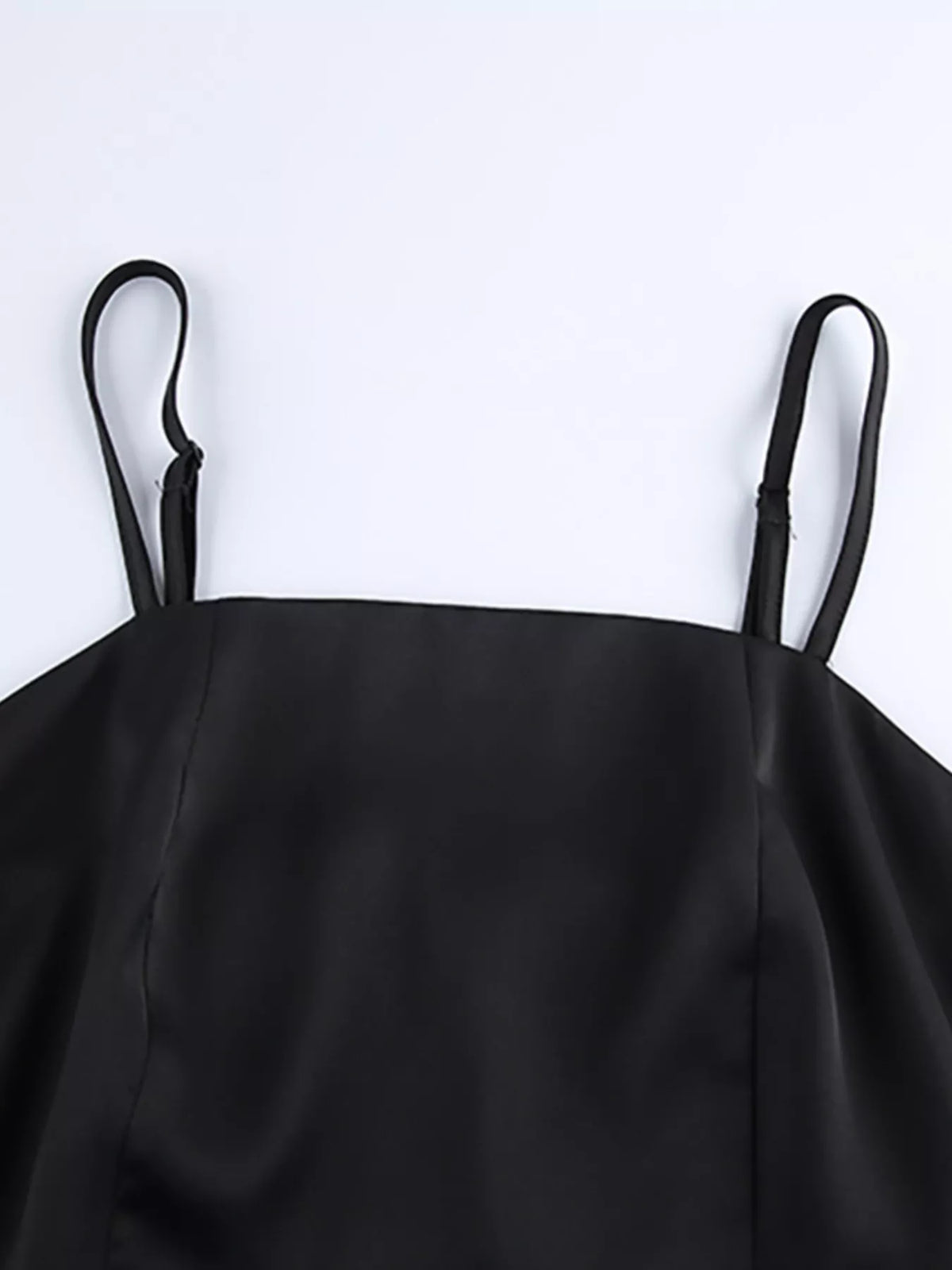 Satin Mini Dress with Lace Detachable Cape - Lilixa.store