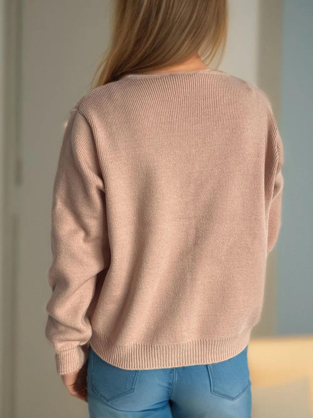 Button Down Long Sleeve Cardigan with Pockets - Lilixa.store