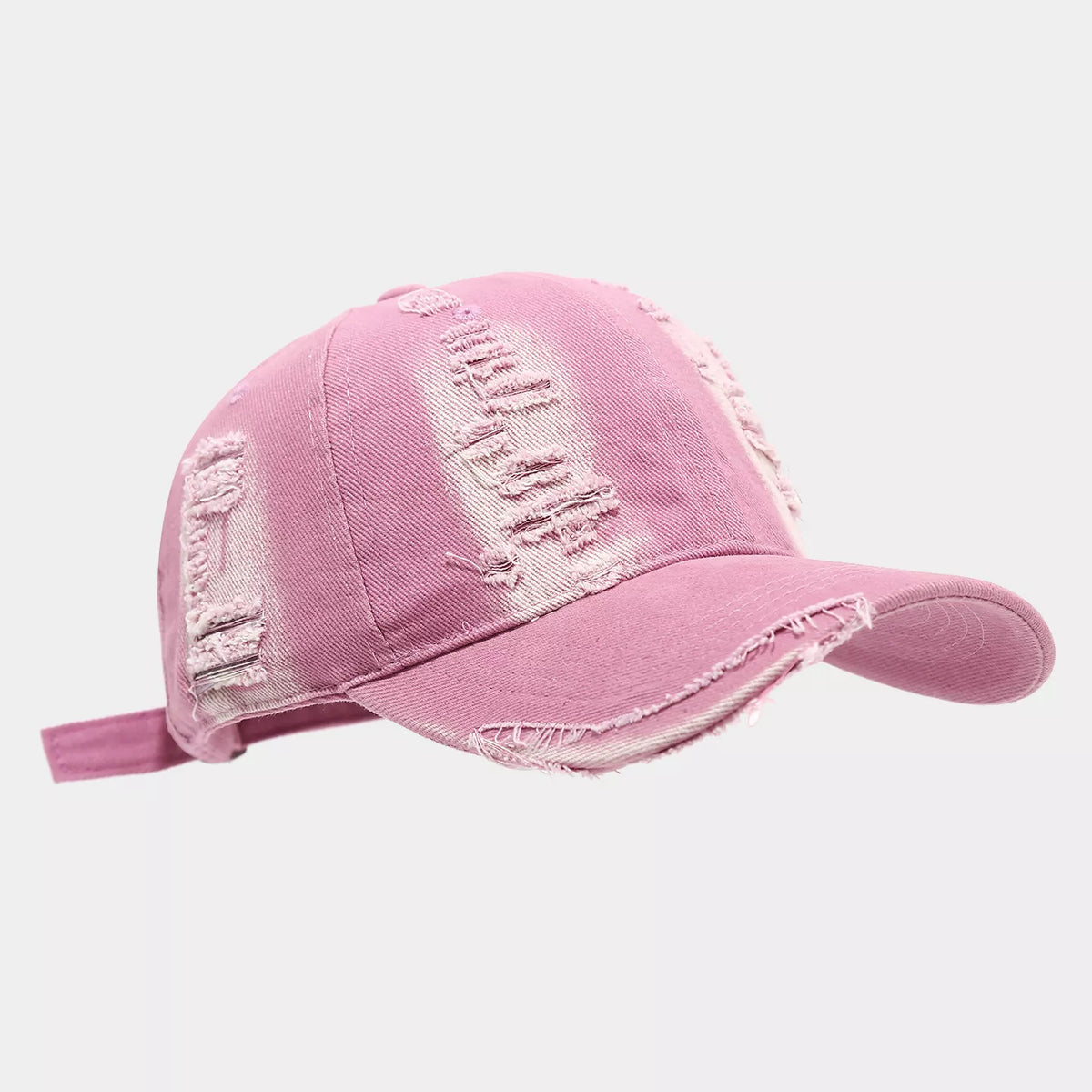 Distressed Cotton Baseball Cap - Lilixa.store