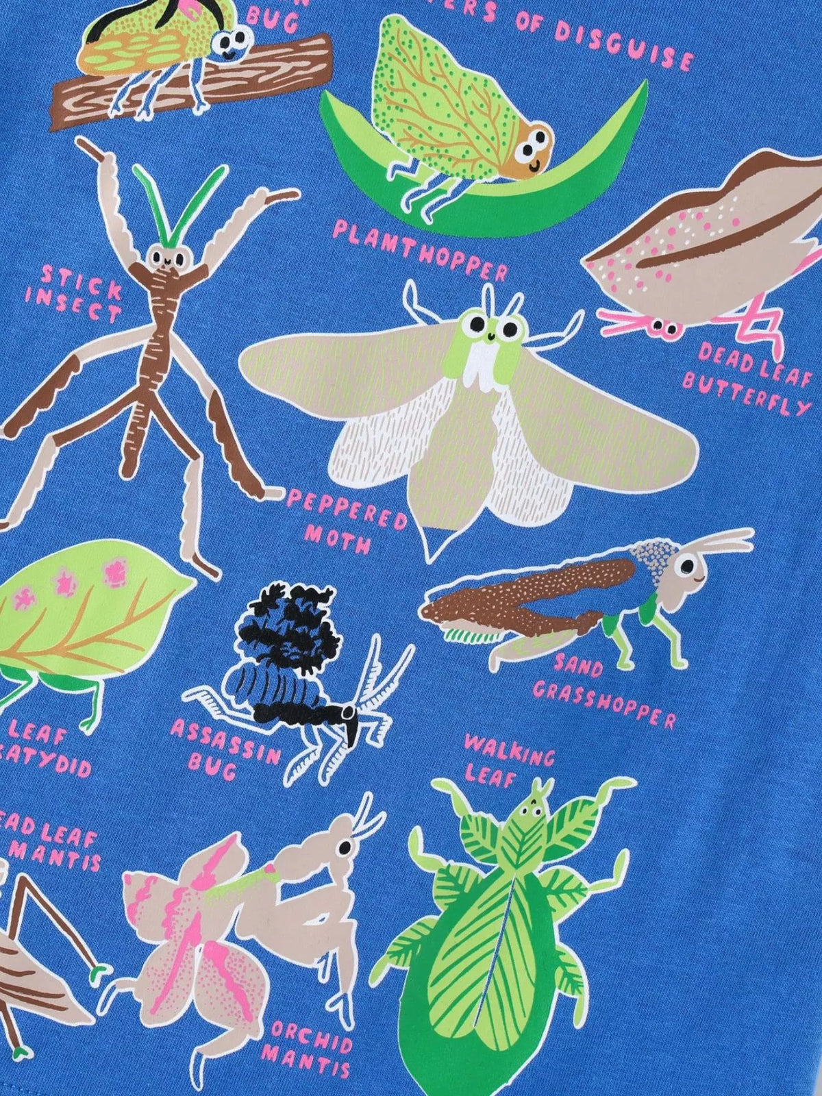 Children's Insect Print Round Neck Tee - Lilixa.store