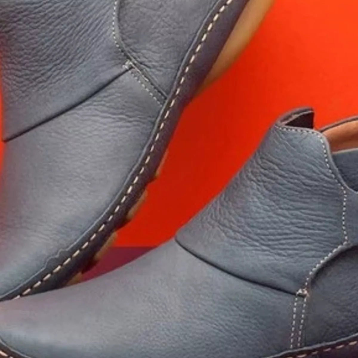 Contrast Strap Detail Ankle Boots, view 3