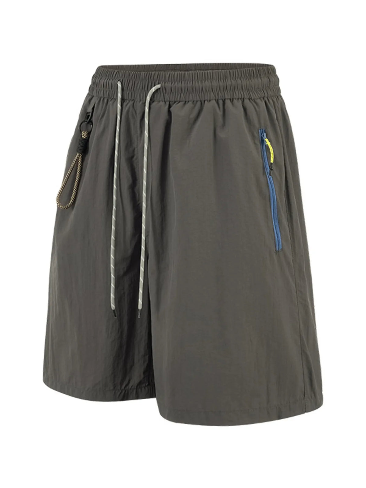 Men's Lightweight Drawstring Shorts with Zipper Pockets, view 8